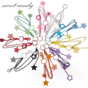 Цепочка для униформы Jk, китайская, ручной работы, подвесная цепочка, разноцветная анимационная цепочка для украшения сумки