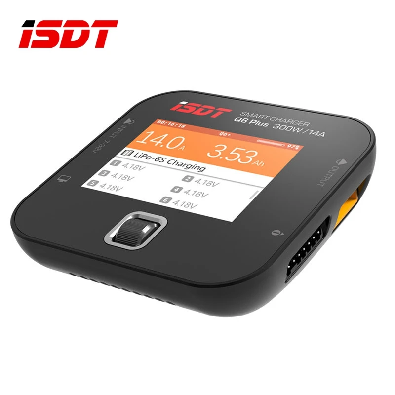 ISDT Q6 Plus 300 Вт 14A MINI для карманного Lipo аккумулятора зарядное устройство