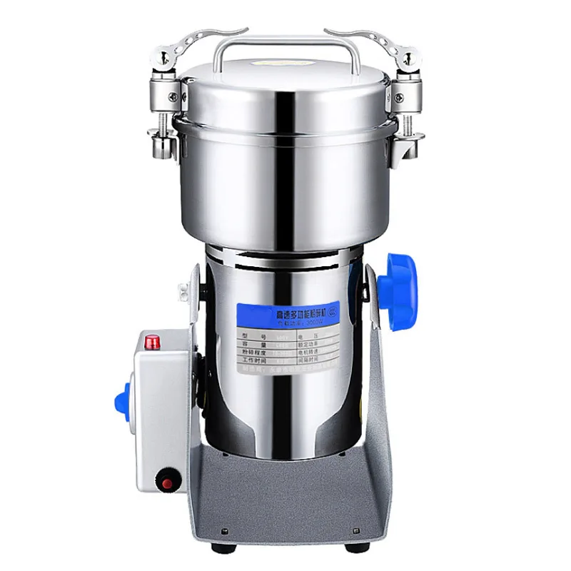 YTK 600 г многофункциональная мельница, автоматическая мельница для трав, электрическая мельница для зерен, 220 В - Цвет: A