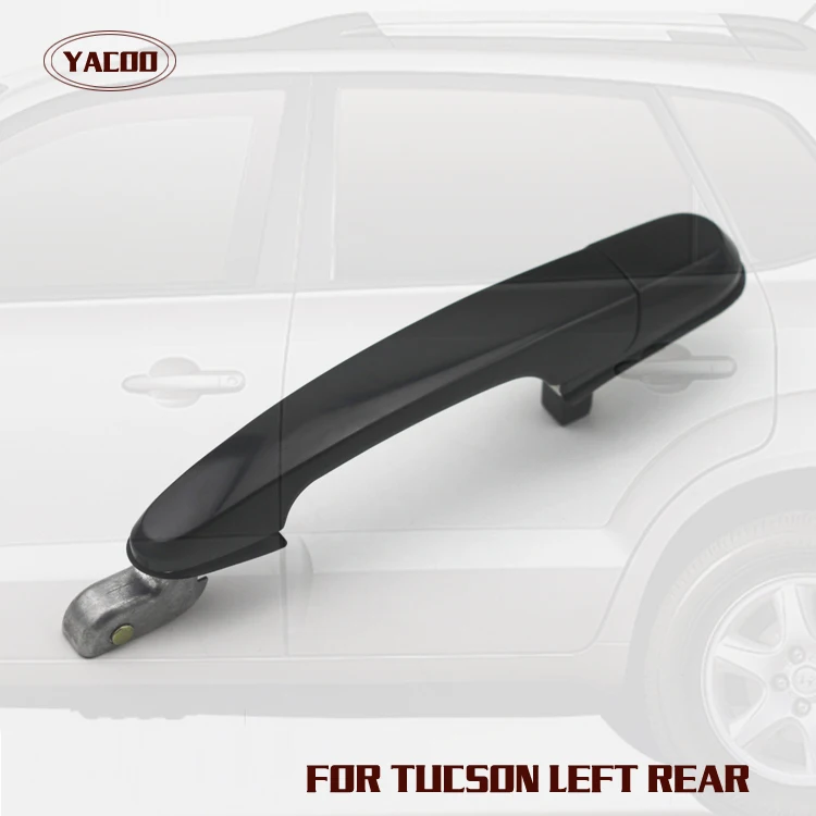 1 шт. задняя левая наружная дверная ручка для HYUNDAI TUCSON 2005 2009 2006 2007 2008 черный|door
