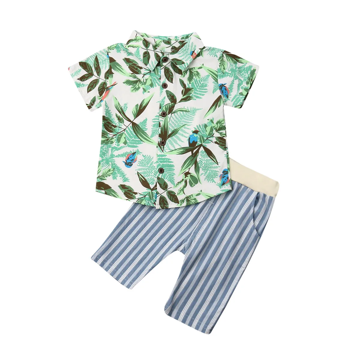 2019 брендовая летняя модная одежда для новорожденных мальчиков Топ с коротким