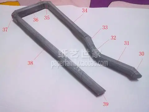 1:1 Sten пулемет 3D бумажная модель Второй мировой войны британский водопроводчик может быть пропеллер бумажное ремесло