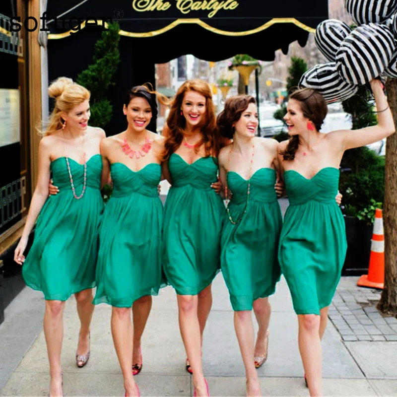 Короткие Зеленые шифоновые элегантные технические Платья для особых случаев