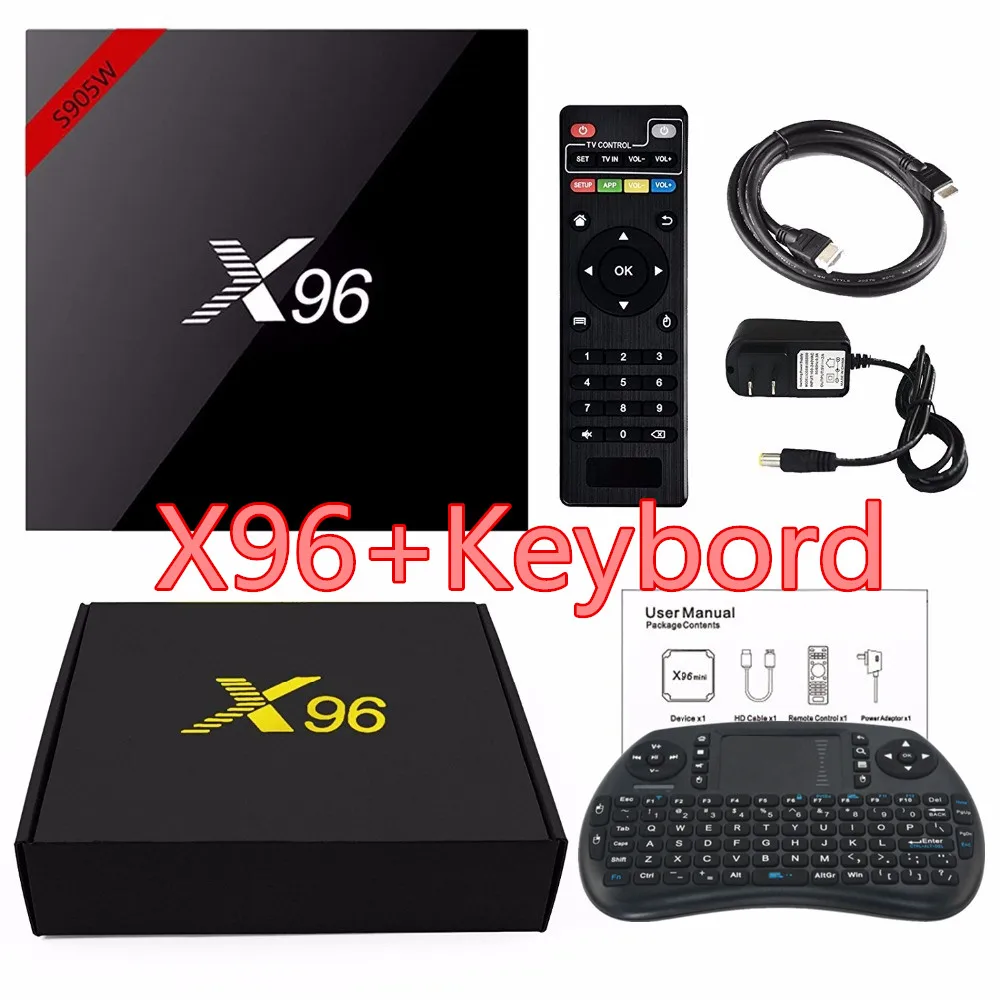ТВ-бокс X96 Android 7,1 Fire iptv italia Франция Германия Великобритания США smart tv box android tv box 4 K медиаплеер X 96 приставка