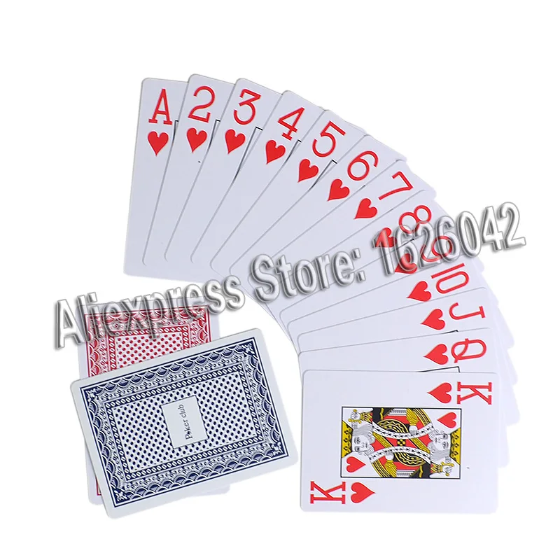 XF Poker Cheat покер клуб пластиковые Невидимые игральные карты для УФ контактных линз