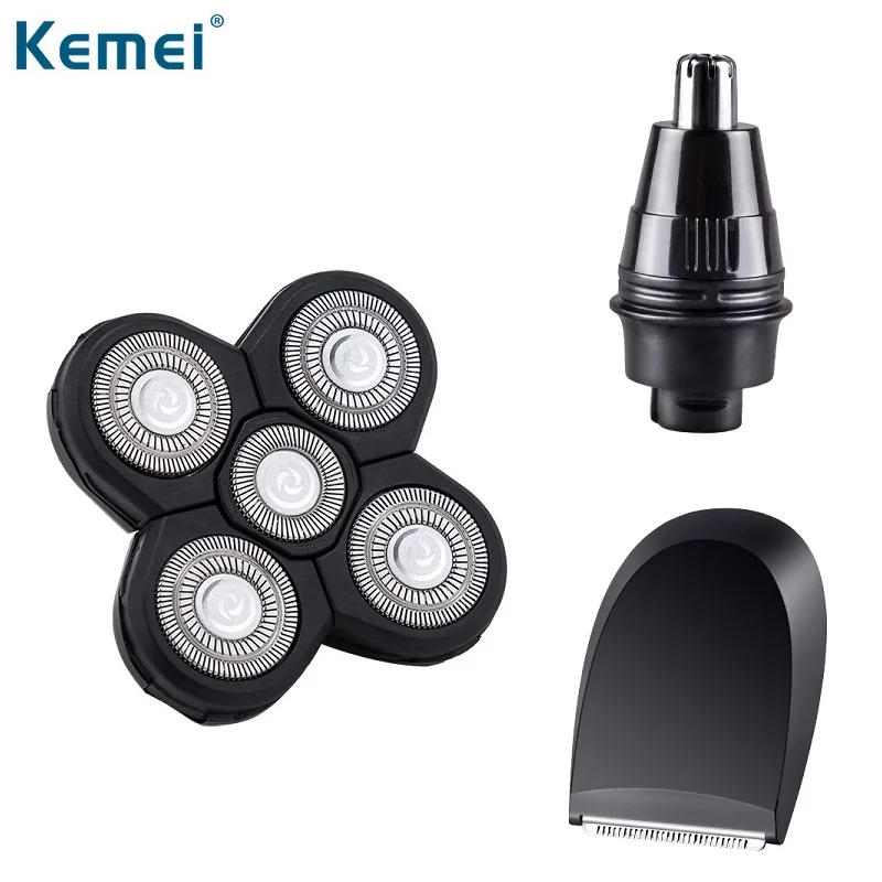 Сменный триммер Kemei для электробритва сменный моющийся 5D плавающая головка