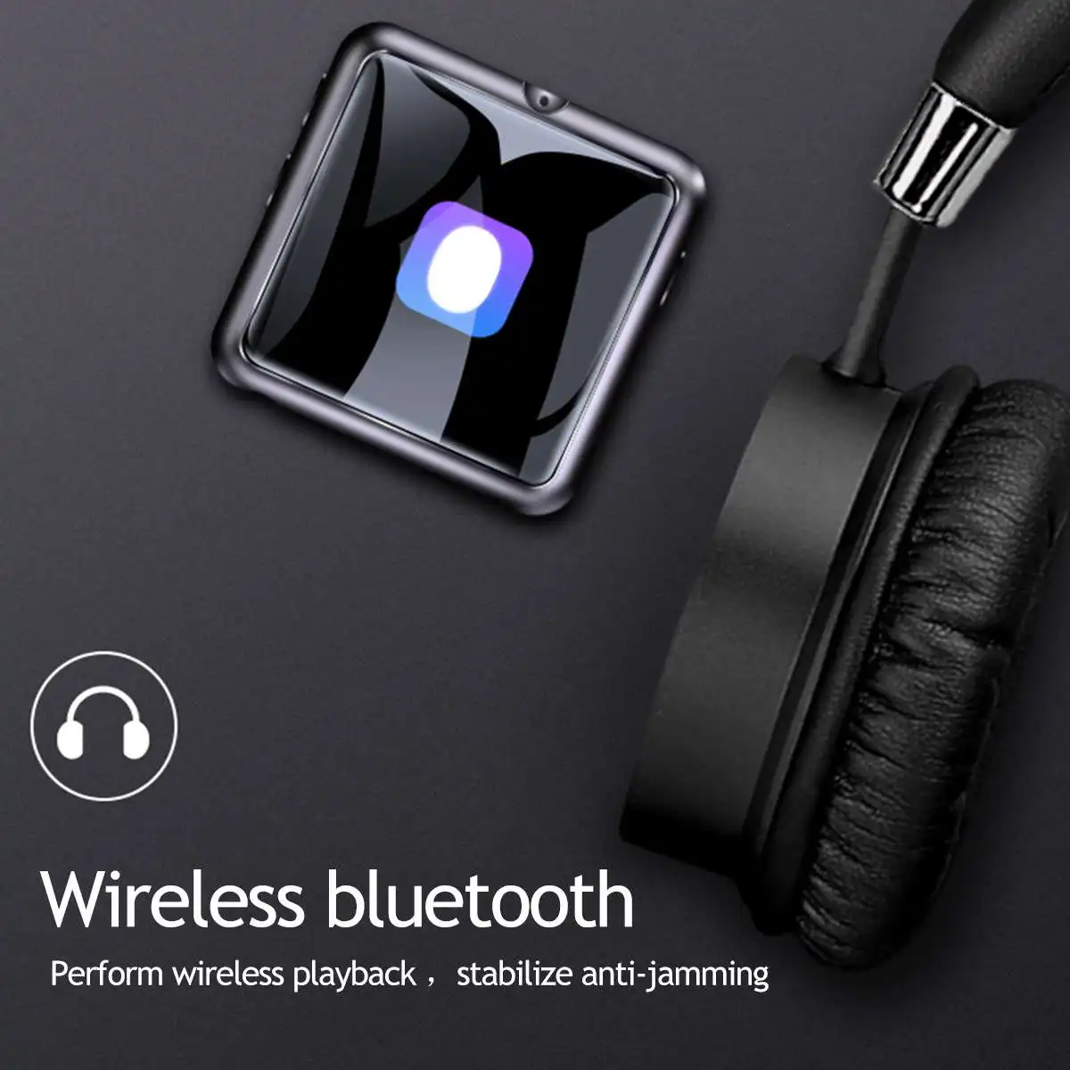 Алюминий сплав 8G/16G Махди мини bluetooth Mp3 плеер, Поддержка TF карты с помощью одной кнопки A-B Повторите для изучения с наушником USB