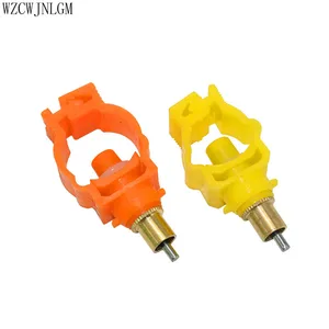 Поилка для кроличьих сосков 20 мм до 25 мм, специальный диспенсер для воды, Медная головка, куриный рот, питьевые животные, 50 шт.