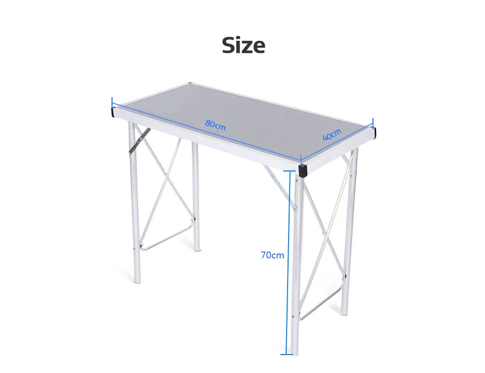 Original Aluminum Folding Camping Table Laptop Bed Desk Adjustable Outdoor Tables BBQ Portable Lightweight Simple Rain-Proof