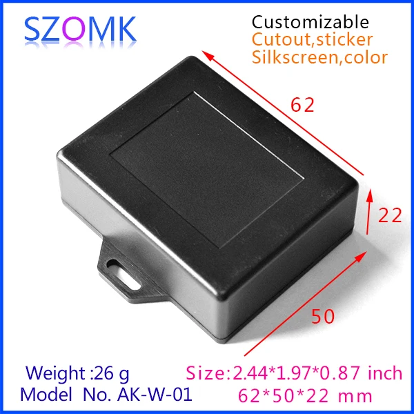 10 шт./лот настенные корпуса из АБС пластика для печатной платы размера очень