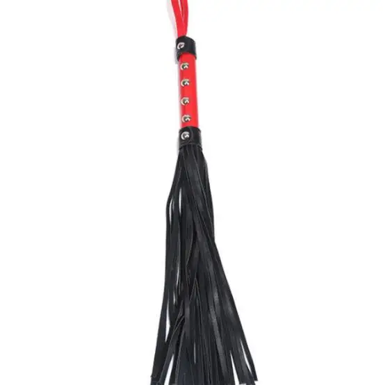 Эротические игрушки сексуальные Whip Черный Lash красной ручкой для взрослых игры