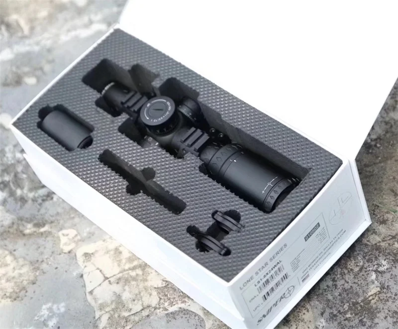 Снайперский LS 1-8X24 WA охотничий компактный оптический прицел тактический прицел Стекло гравированный Сетка Красный llluminate винтовка видеодатчик