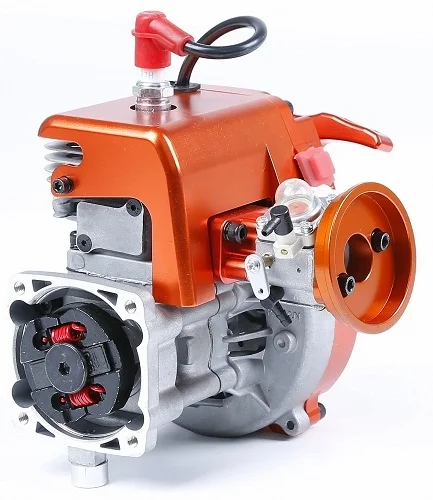 32cc 4 Болтовой двигатель с Walbro Carb 1197 и свечей зажигания NGK для 1/5 HPI BAJA 5B 5sc LOSI 5t DBXL FG