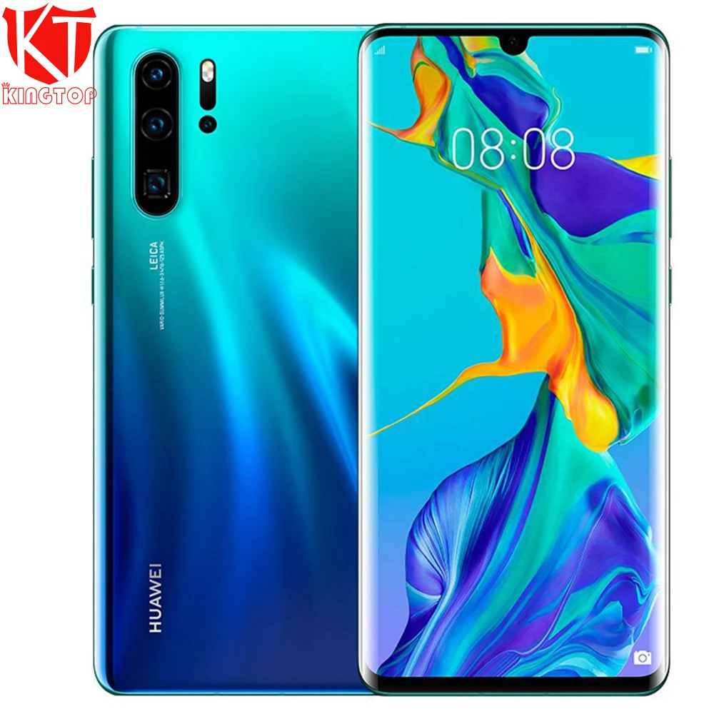 Оригинальный HUAWEI P30 Pro 6 47 &quotKirin 980 8 GB 128 40MP 4 камеры заднего вида NFC экран отпечатков
