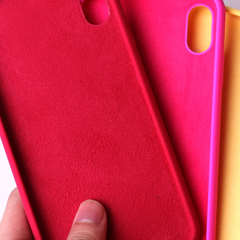 Жидкий силиконовый чехол для телефона Ikase Store для iPhone XS Max XR X 8 7 6 6S Plus, силиконовый чехол для Apple 8Plus 7Plus 6plus