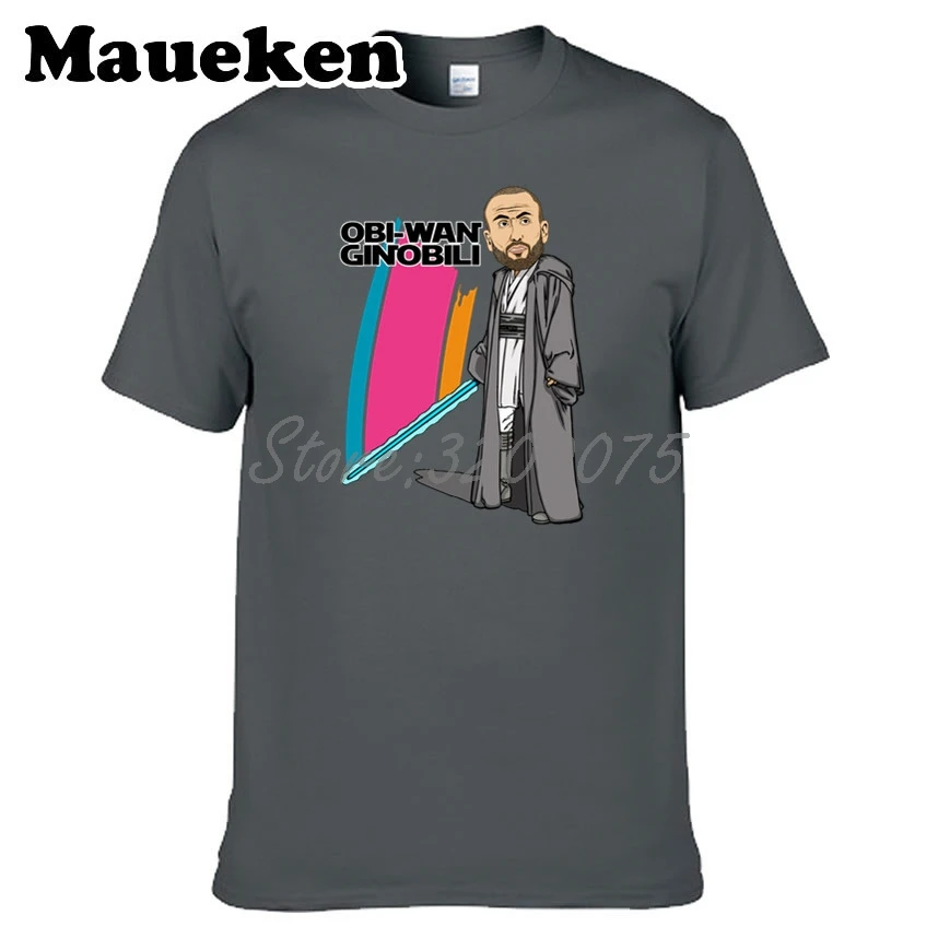 Мужская футболка Obi Wan Ginobili 20 Manu футболки с короткими рукавами модная героями