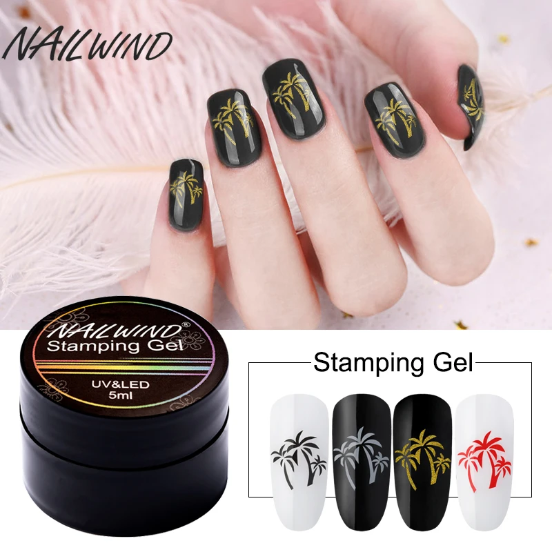 NAILWIND штамповка Гель лак 5 мл замочить офф лаковое гелевое покрытие для ногтей