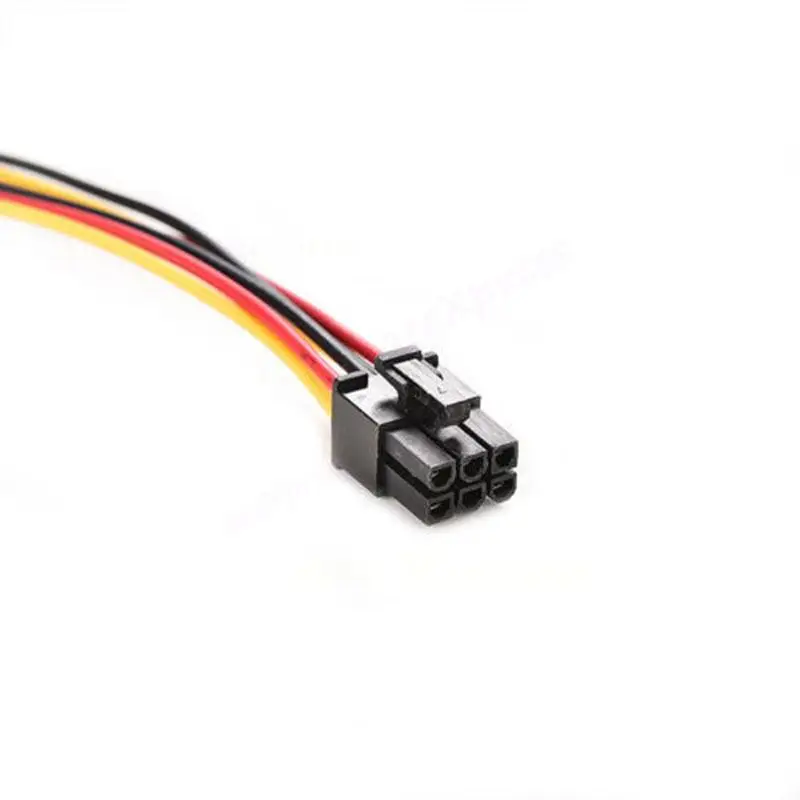 Cewaal высокое качество 4 Pin Molex IDE до 6 PCI-E графическая карта питания кабель адаптер