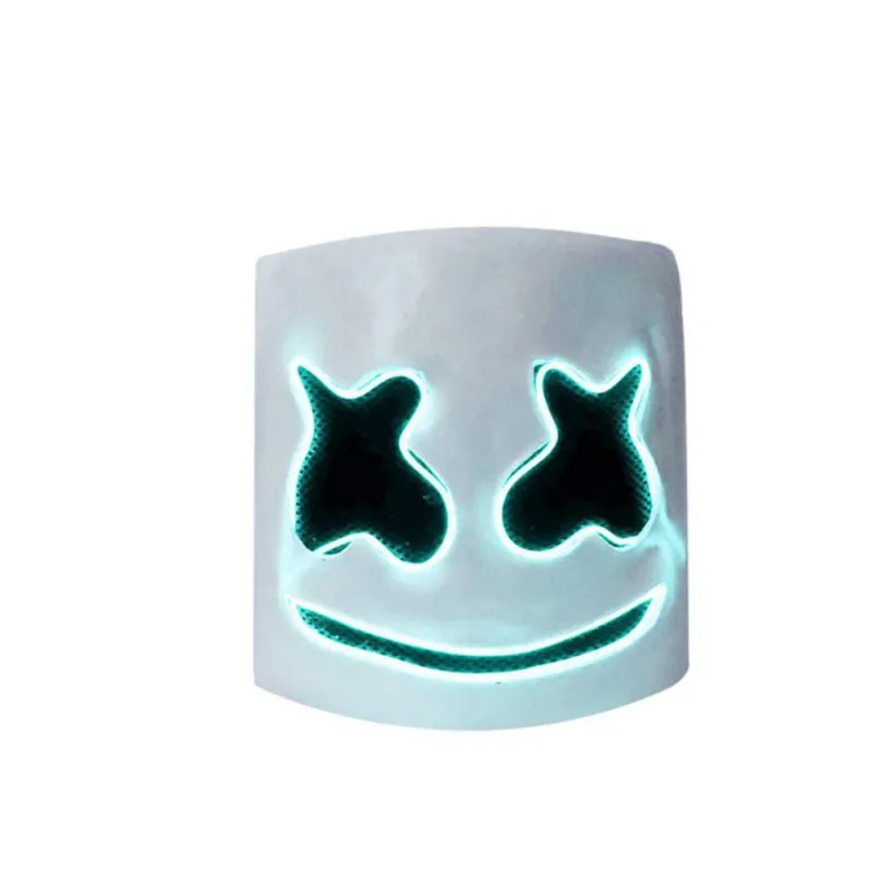 LED DJ музыка светящиеся маски партии маскарад маски анфас Обложка Головные уборы для взрослых Косплэй Хэллоуин фестиваль вечеринок
