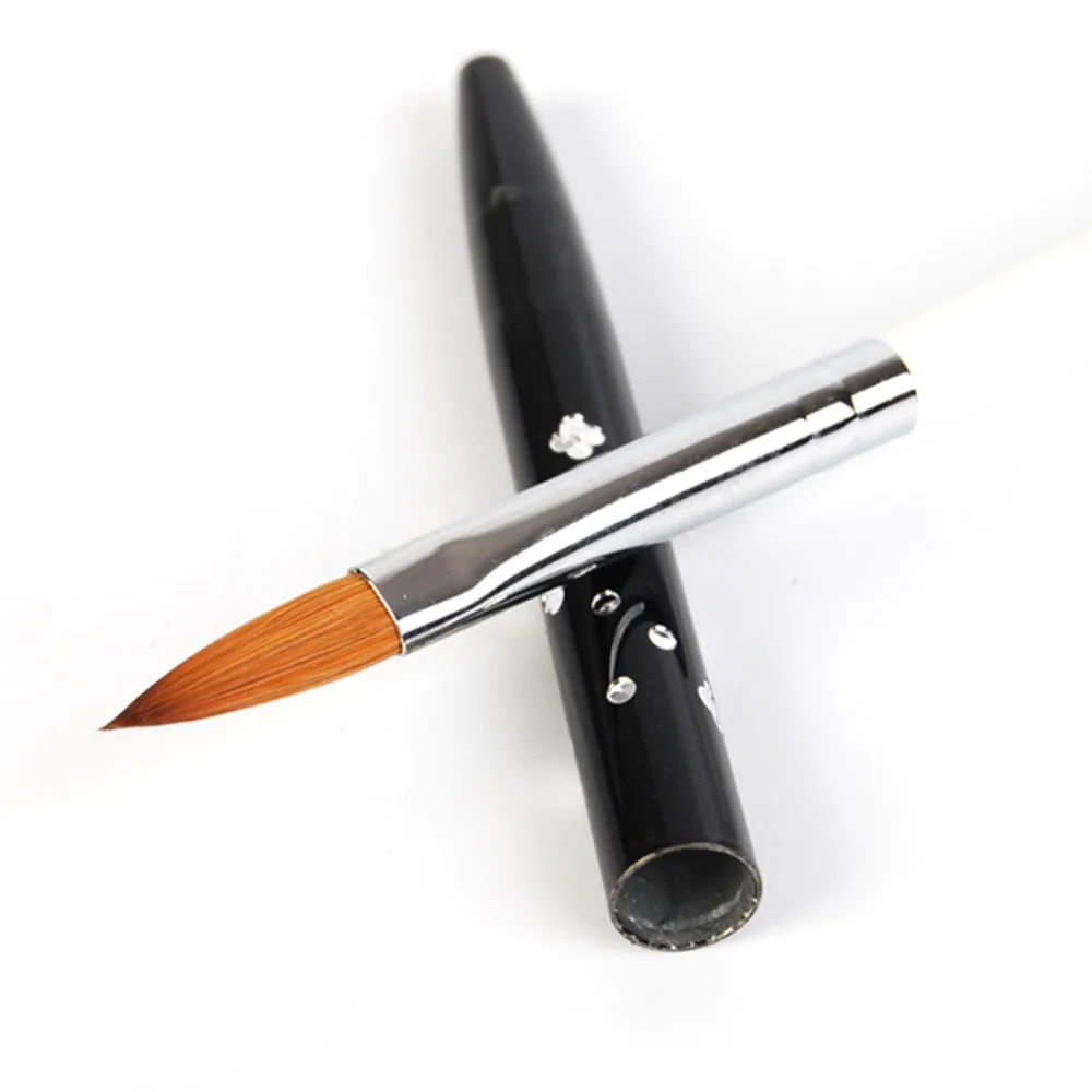 1 шт. Полезная № 8 кисть для дизайна ногтей Съемная акриловая резьба ручка