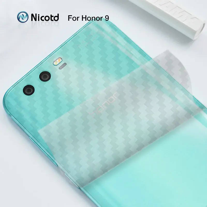 Nicotd 3D защитная задняя пленка из углеродного волокна для Huawei Honor 20i 10i 10 9 7C 7X 8X V20 6X lite
