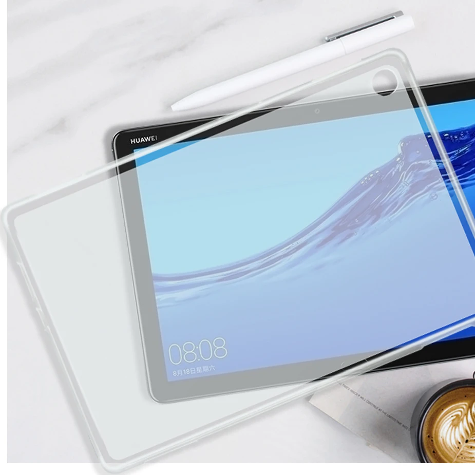 Силиконовый чехол для планшета Huawei MediaPad M6 8 4/M5 Lite 10 1/M5 Pro ТПУ Media Pad 4 1 SHT W09/AL09|Чехлы