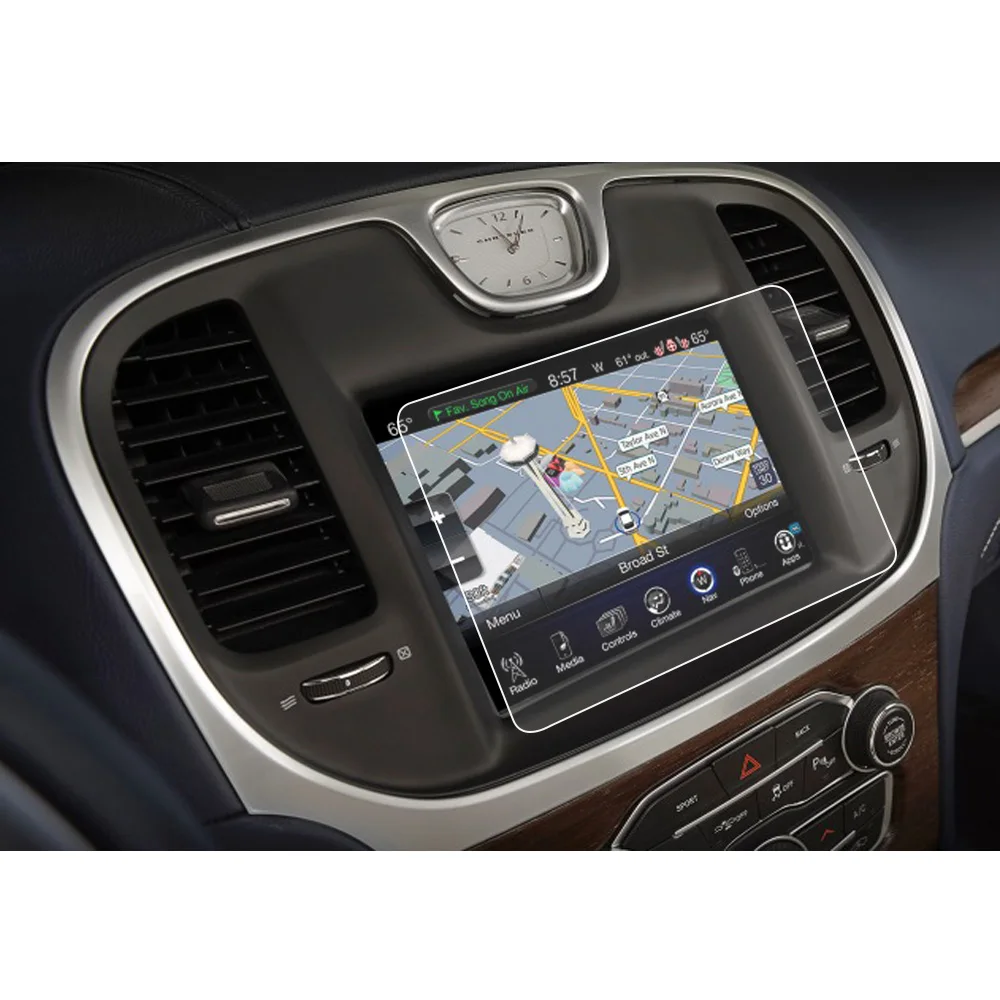 Buendeer автомобильный экран протектор для 8,4 дюймов Chrysler 300 300C 300S TOURING L LIMITED 2011- сенсорный экран Закаленное стекло пленка