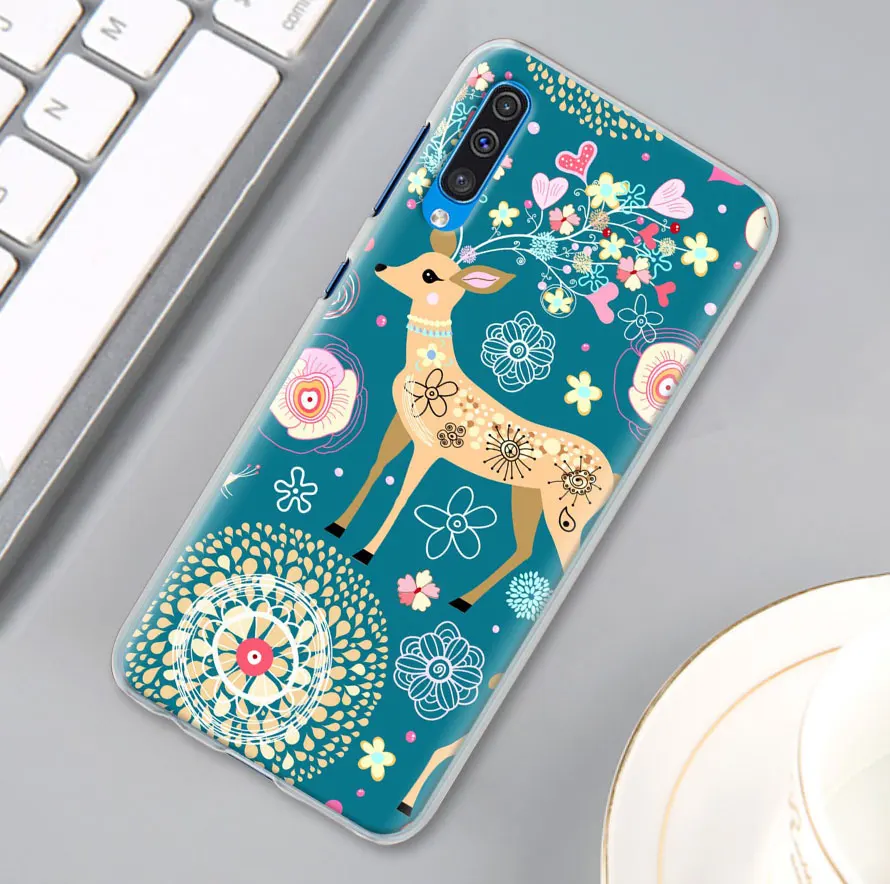 Счастливого Рождества год Лось snowma чехол КРЫШКА ДЛЯ samsung Galaxy A30 A40 A50 A70 A6 A8 плюс A7 A9 M30 чехол для телефона Coque