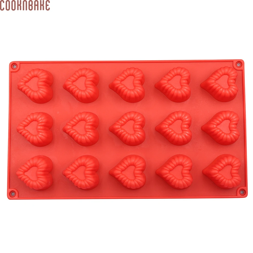 COOKNBAKE Сделай Сам силиконовая форма для шоколада желе пудинга 15 отверстий в форме