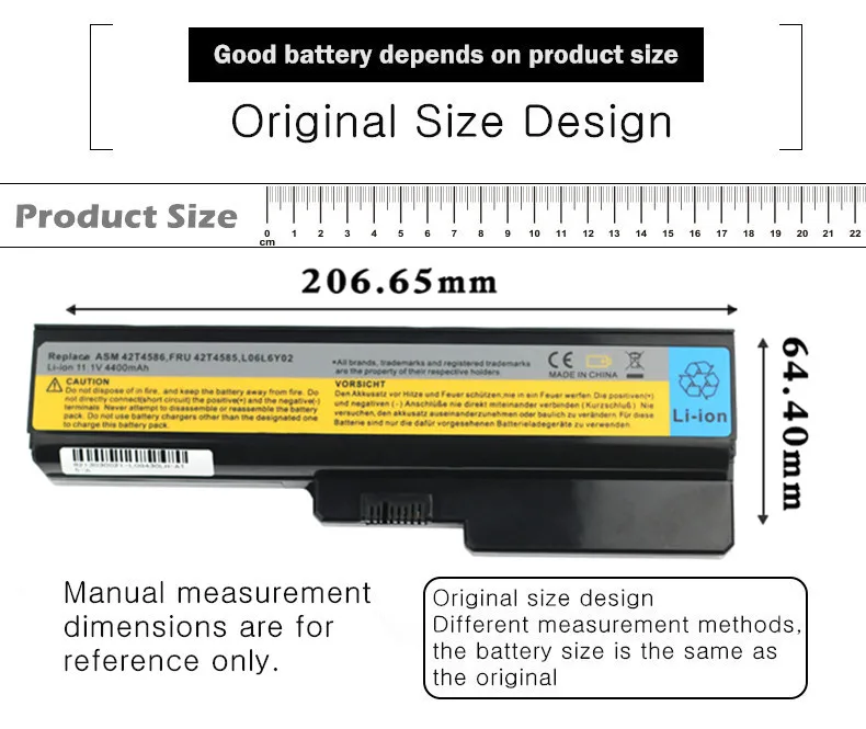 Аккумулятор для ноутбука Lenovo IdeaPad G430 G530 G550 G450 B460 B550 G555 V460 Z360 L08L6C02 L08L6Y02 L08N6Y02 L08S6D02