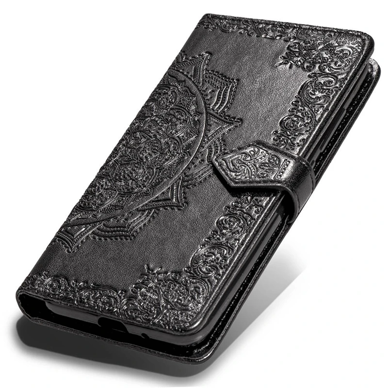 Мандала PU кожаный бумажник флип чехол для iphone 6/6 S 7 8 плюс iphone X XS Max XR 5S SE телефон магнит застежка держателя карты кобуры