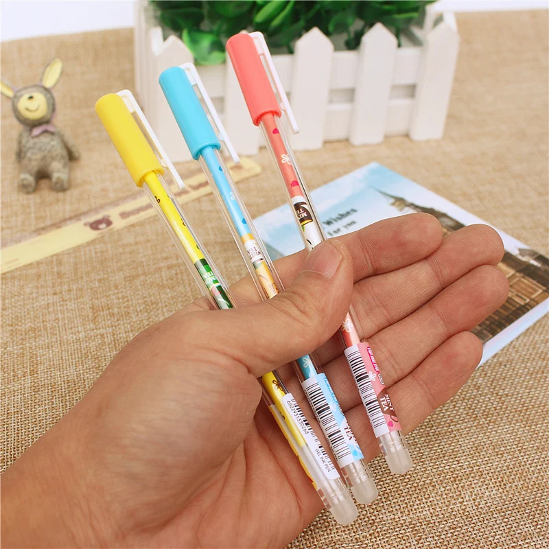 1 шт. новый милый каваи стираемая гелевая ручка горячий можно ластик ручки