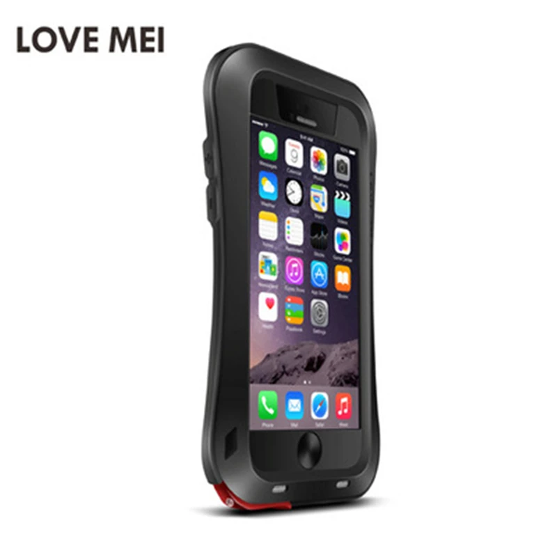 Маленький металлический чехол LOVE MEI для iPhone 6s Plus алюминиевый
