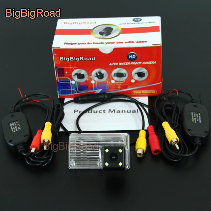 

BigBigRoad Car Rear View Backup parking Camera For toyota corolla BYD F3 F3R S6 M6 E6 F3DM Lifan 620 sedan X60 night Vision