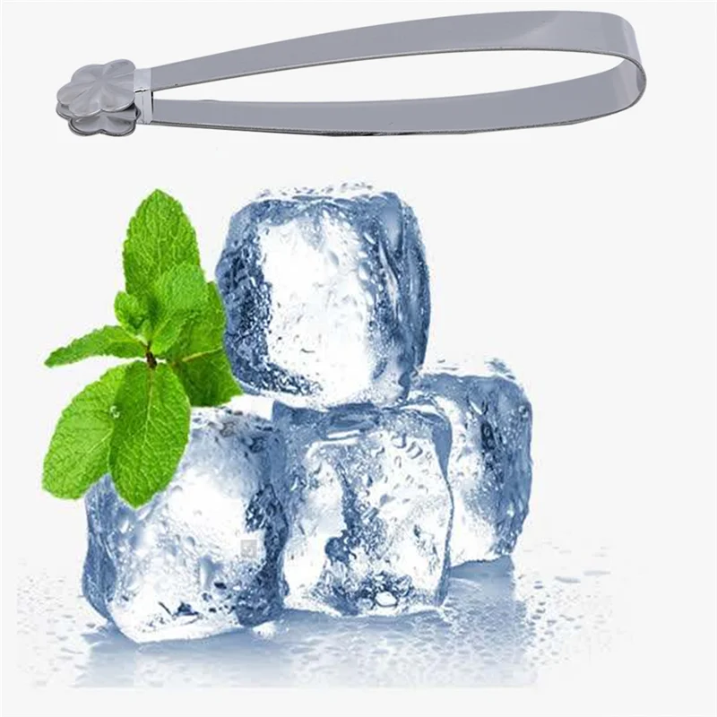 1 шт. толщина нержавеющая сталь Ice Tong креативный цветок для конфет и Чая Щипцы