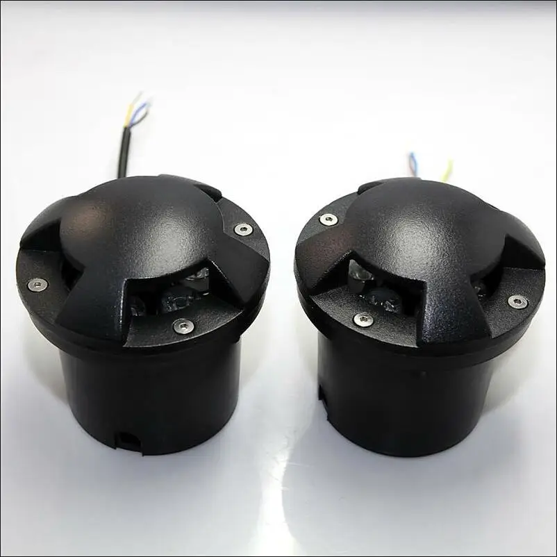 10 шт./лот открытый прожектор 3X3W светодиодные Подземные Лампы AC85-265V DC12V подземный