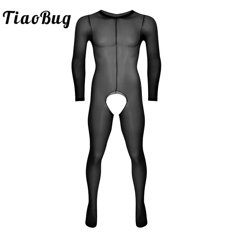TiaoBug мужские колготки с прозрачной тканью мягкое прозрачное эластичное женское