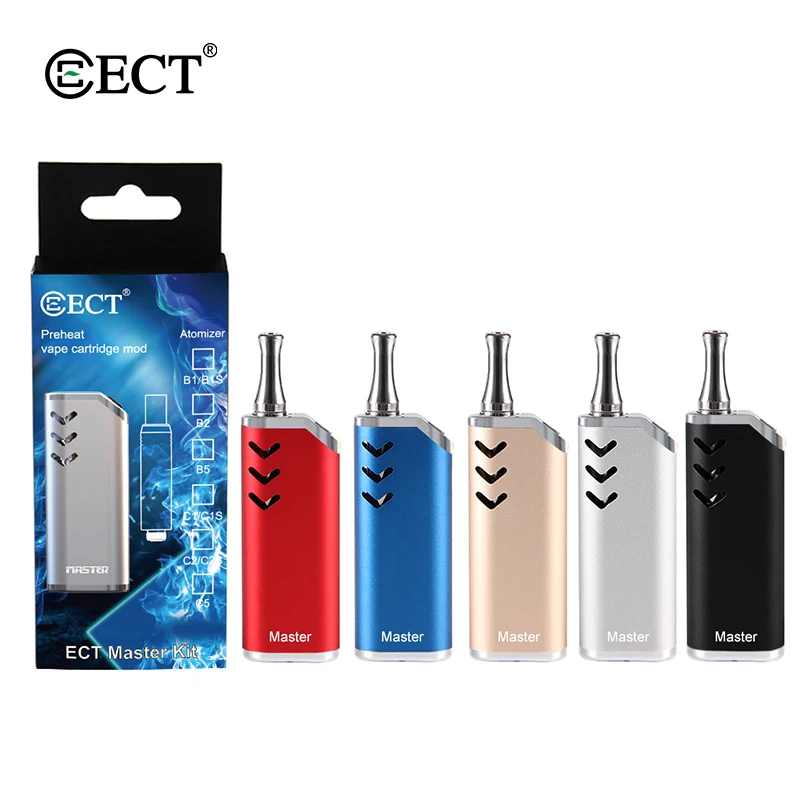 Vape Kit ECT Master электронная сигарета Магнитная с 650 мАч батарейный мод для