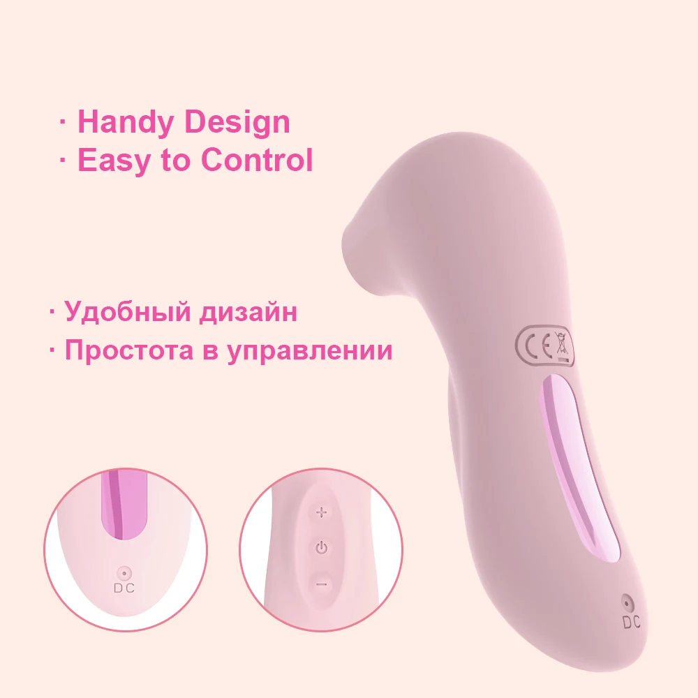 GUIMI Sucking Vibrator Nipple Sucker Vagina Clitoris Masturbator Dildo G-spot Stimulator Licking Tongue Sex Toys for Women | Красота и