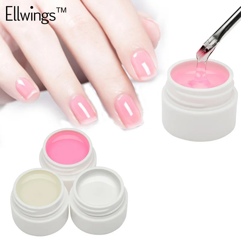 Ellwings 1 шт. УФ гель для наращивания ногтей лак Длительное наращивание Камуфляжный