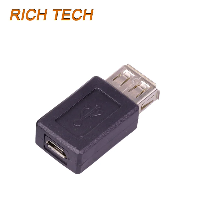 2 шт./лот USB адаптер USB2.0 A Тип Женский Джек 5 Pin Micro гнездо прямой F /F Разъем