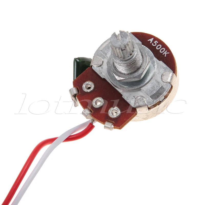 5 комплектов два жгута проводов для захвата золотой переключатель 500K черный