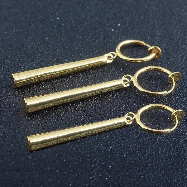 DROP EARRING 1 Супер Dragon Ball-Z Vegetto Potara Black Son Goku Косплей костюмы кольцо Zamasu серьги-гвоздики - Окраска металла: DROP EARRING 1