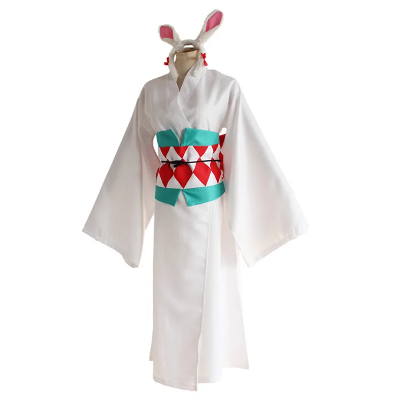 Костюм для косплея игры Onmyoji горный кролик костюм кимоно на Хэллоуин