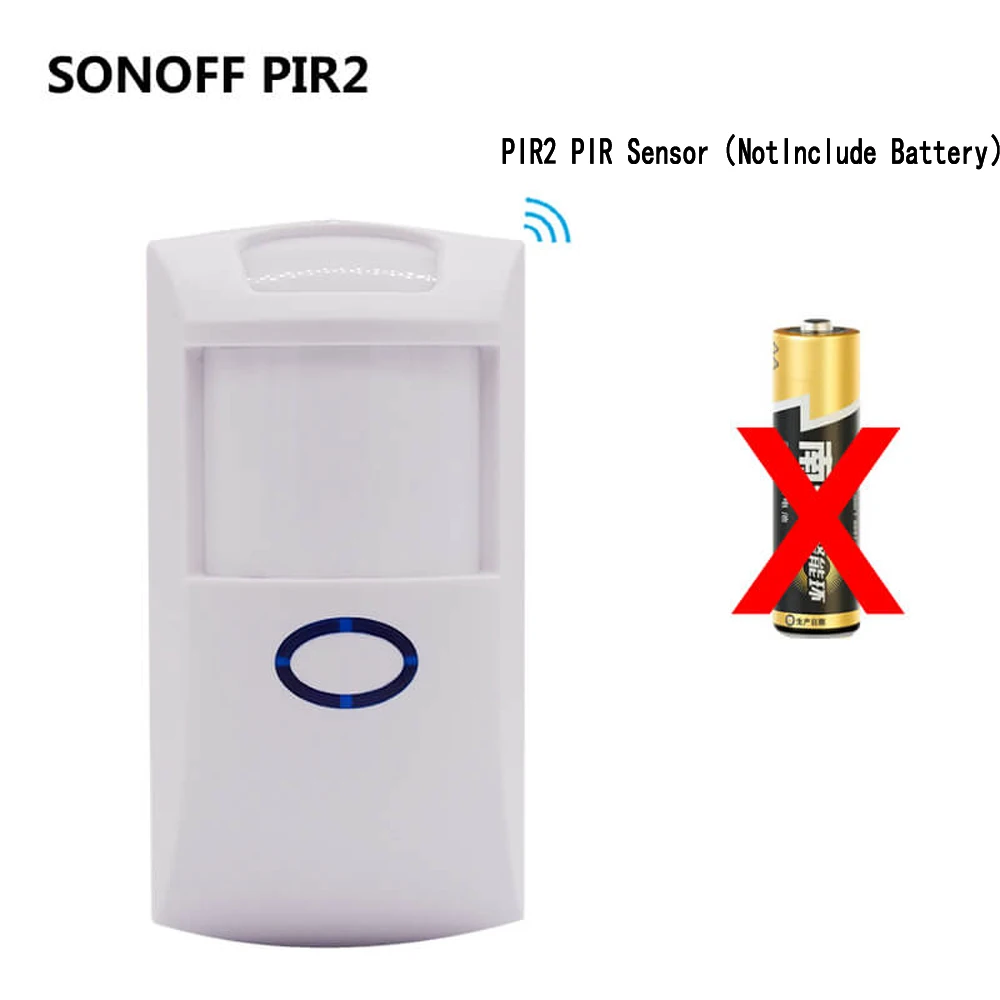 RIR2 Sonoff РЧ мост 433 МГц Wifi беспроводной преобразователь сигнала PIR 2 датчик+ DW1 дверной и оконный датчик сигнализации умный дом автоматизация - Цвет: RIR2