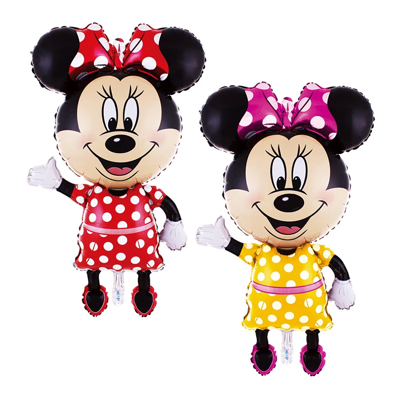 1 шт. Микки Маус Минни голова фольги воздушный шар Дети День рождения украшения