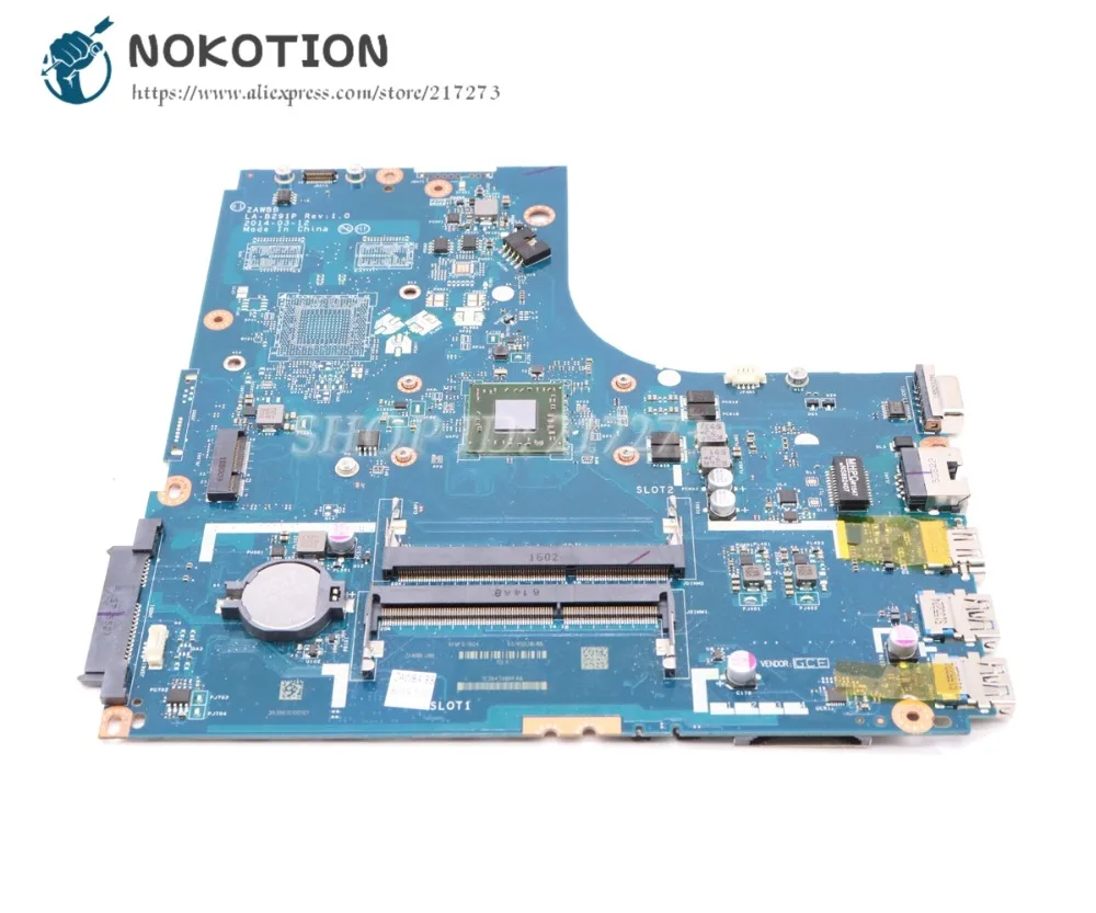 NOKOTION для Lenovo Ideapad N50-45 B50-45 материнская плата ноутбука ZAWBB LA-B291P 5B20G36755 основная с