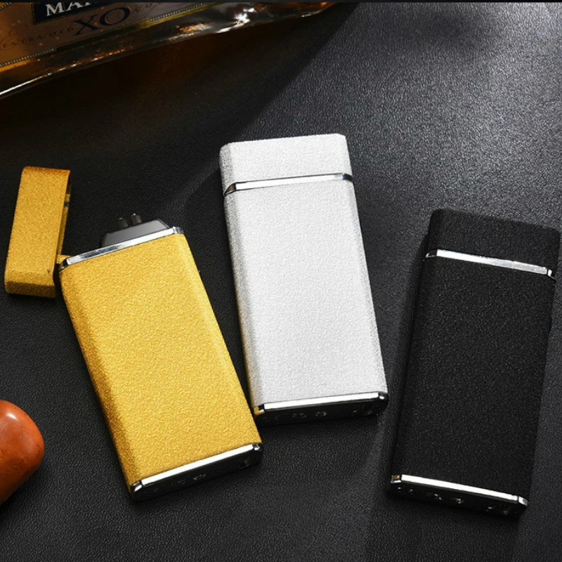 Новая перезаряжаемая зажигалка с двойной дугой плазменные USB зажигалки для сигар