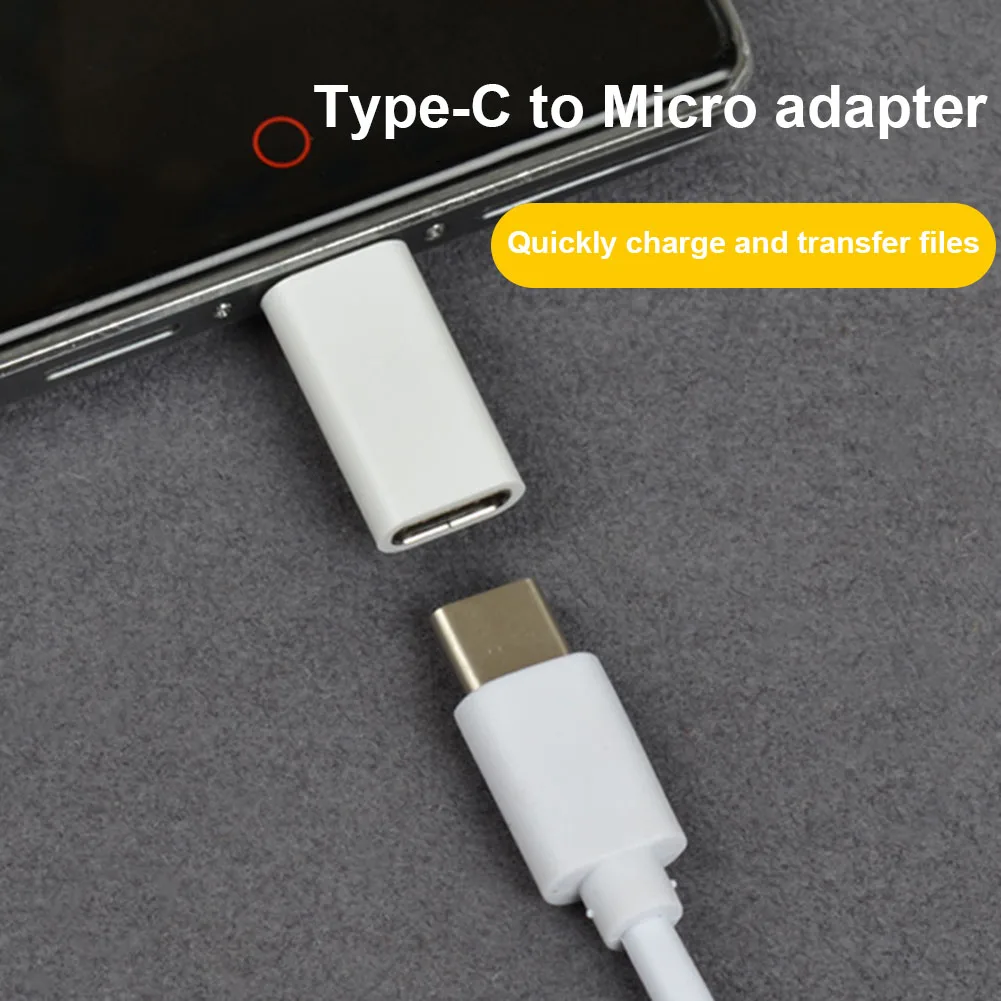 Mini USB 3.1 Type C Female to Micro Male Data Charger Adapter Converter for Macbook Oneplus 2 JLRJ88 | Мобильные телефоны и