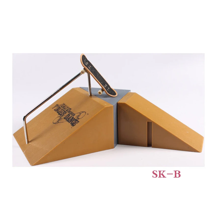 SK-B 3 + 1 боковой Наклонный скейтборд рампа для скейтборда запчасти Tech Deck &amp Finger Board